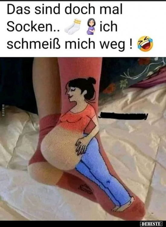 Das sind doch mal Socken... ich schmeiß mich weg!.. - Lustige Bilder | DEBESTE.de