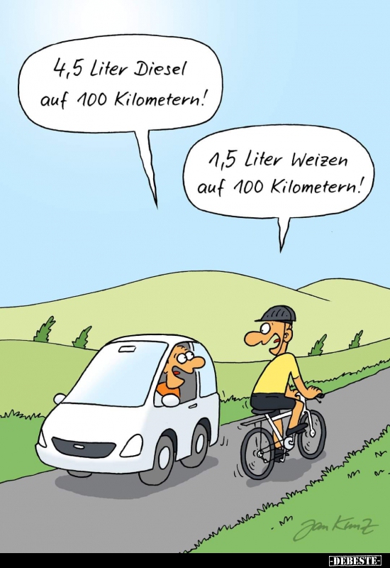 4,5 Liter Diesel auf 100 Kilometern!.. - Lustige Bilder | DEBESTE.de
