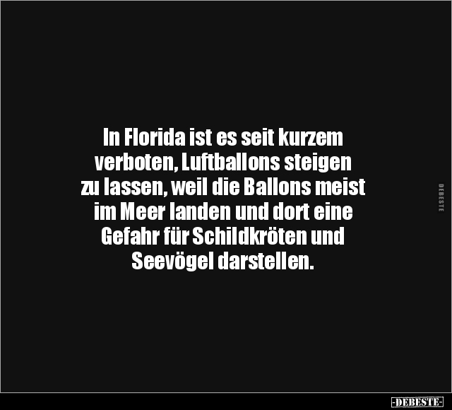 In Florida ist es seit kurzem verboten.. - Lustige Bilder | DEBESTE.de