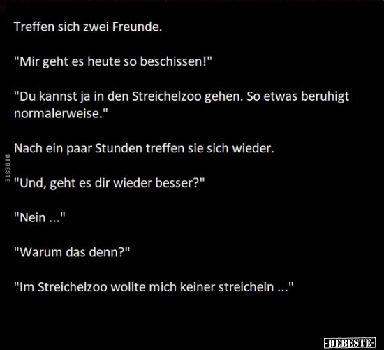 Treffen sich zwei Freunde.. - Lustige Bilder | DEBESTE.de