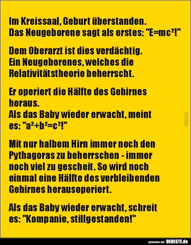 Im Kreissaal, Geburt überstanden.. - Lustige Bilder | DEBESTE.de