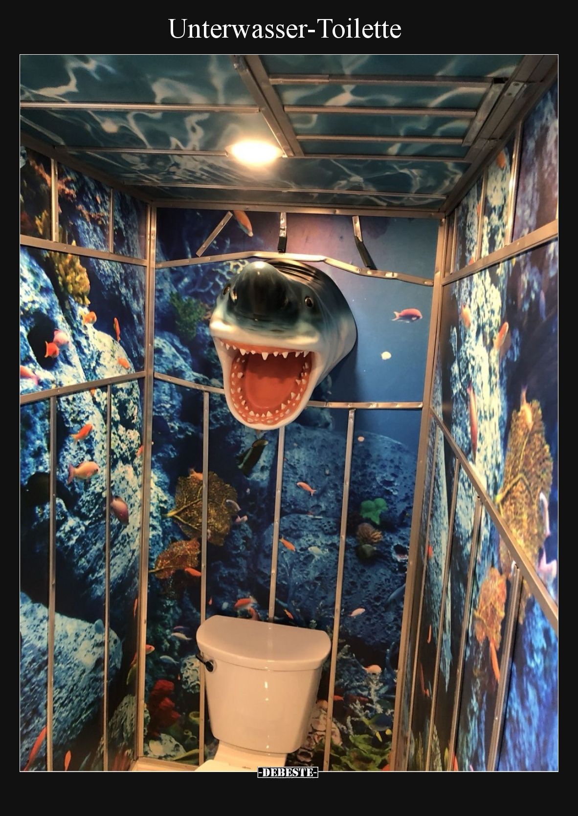 Unterwasser-Toilette