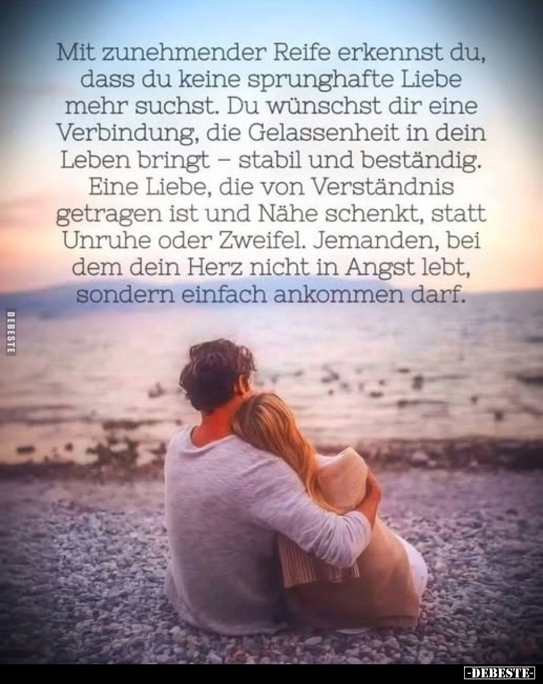 Mit zunehmender Reife erkennst du, dass du keine sprunghafte Liebe mehr suchst. Du wünschst dir eine Verbindung, die Gelassen...