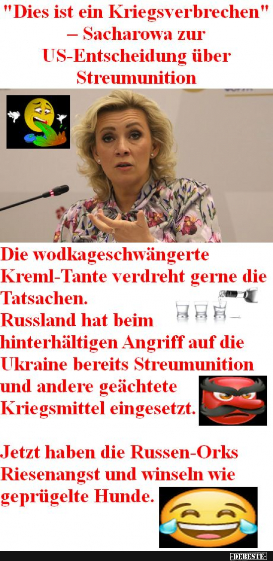 Putins Wodkaflasche jammert wieder - Lustige Bilder | DEBESTE.de