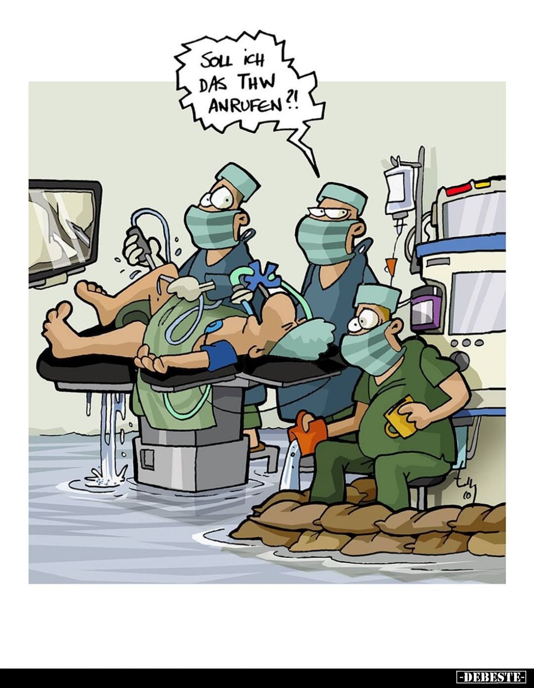 Soll ich das THW anrufen?!