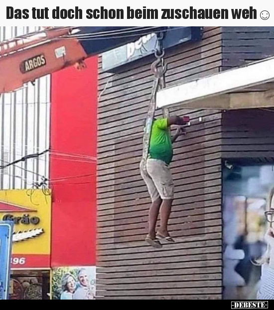 Das tut doch schon beim zuschauen weh☺..