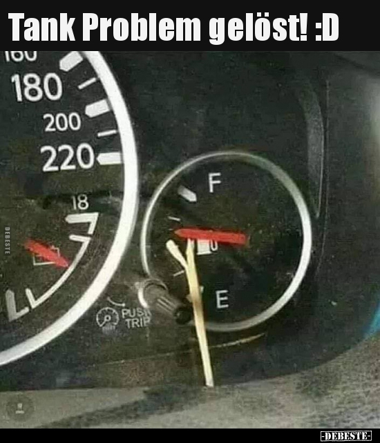 Tank Problem gelöst! :D - Lustige Bilder | DEBESTE.de