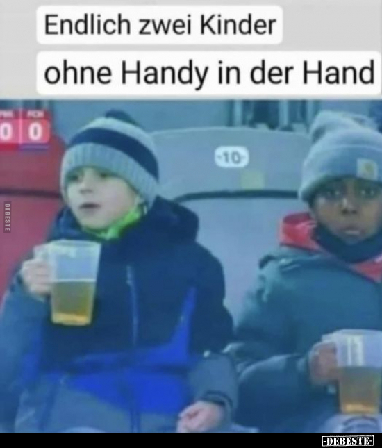 Endlich zwei Kinder ohne Handy in der Hand.. - Lustige Bilder | DEBESTE.de