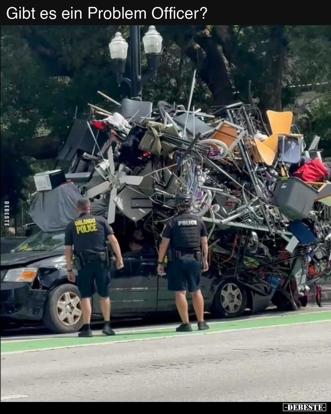 Gibt es ein Problem Officer?..