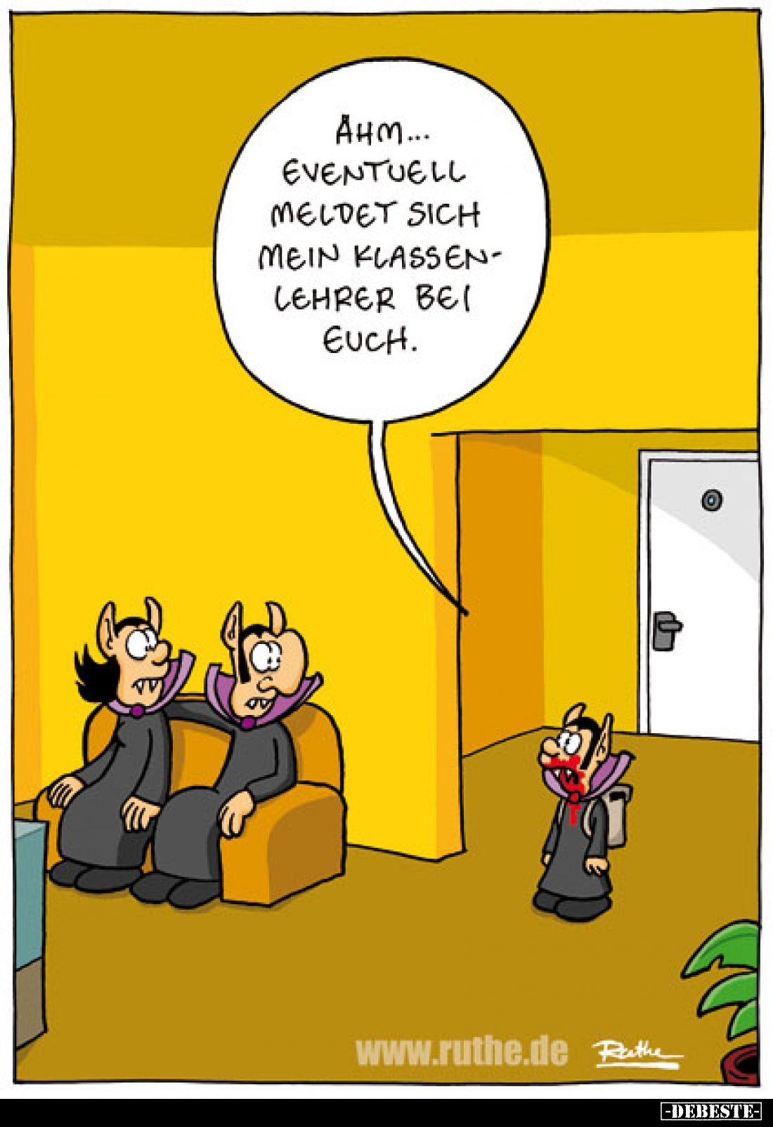 Аhm... Eventuell meldet sich mein Klassenlehrer... - Lustige Bilder | DEBESTE.de