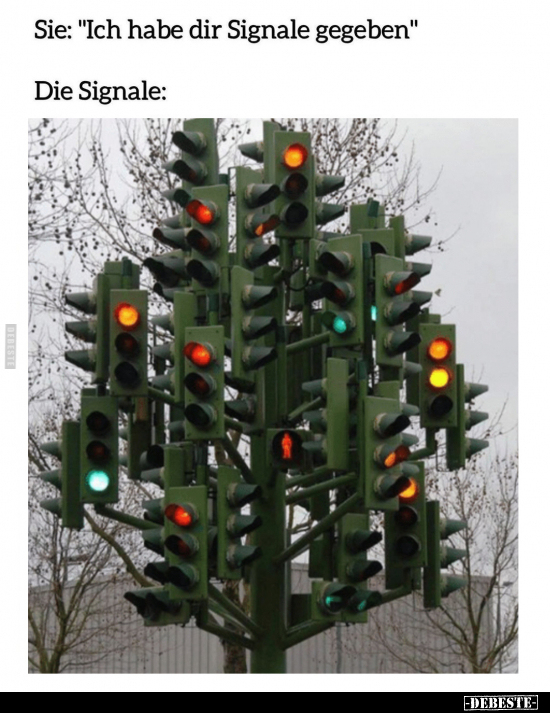 Sie: "Ich habe dir Signale gegeben".. - Lustige Bilder | DEBESTE.de