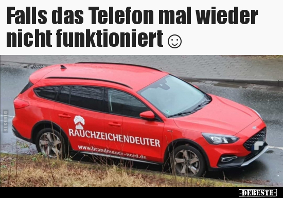 Falls das Telefon mal wieder nicht funktioniert☺.. - Lustige Bilder | DEBESTE.de