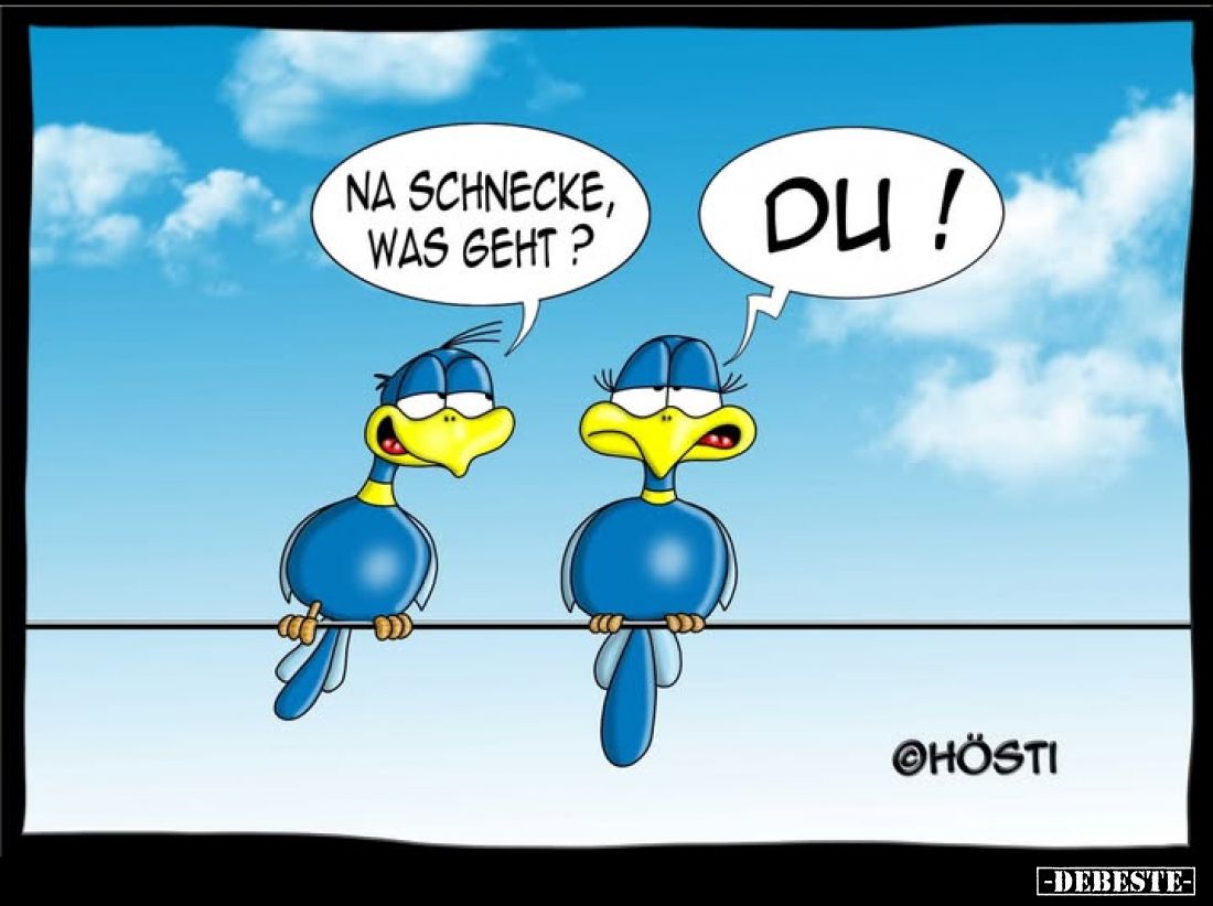 Na Schnecke, was geht?
-
Du!