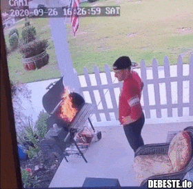 Und plötzlich brennt der Blumentopf..