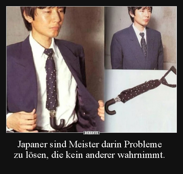 Japaner sind Meister darin Probleme zu lösen, die kein.. - Lustige Bilder | DEBESTE.de