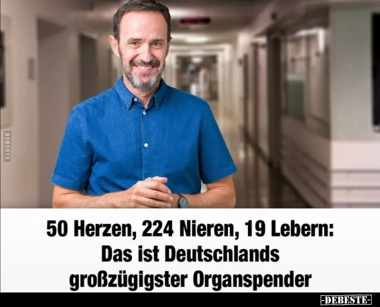 50 Herzen, 224 Nieren, 19 Lebern: Das ist Deutschlands.. - Lustige Bilder | DEBESTE.de