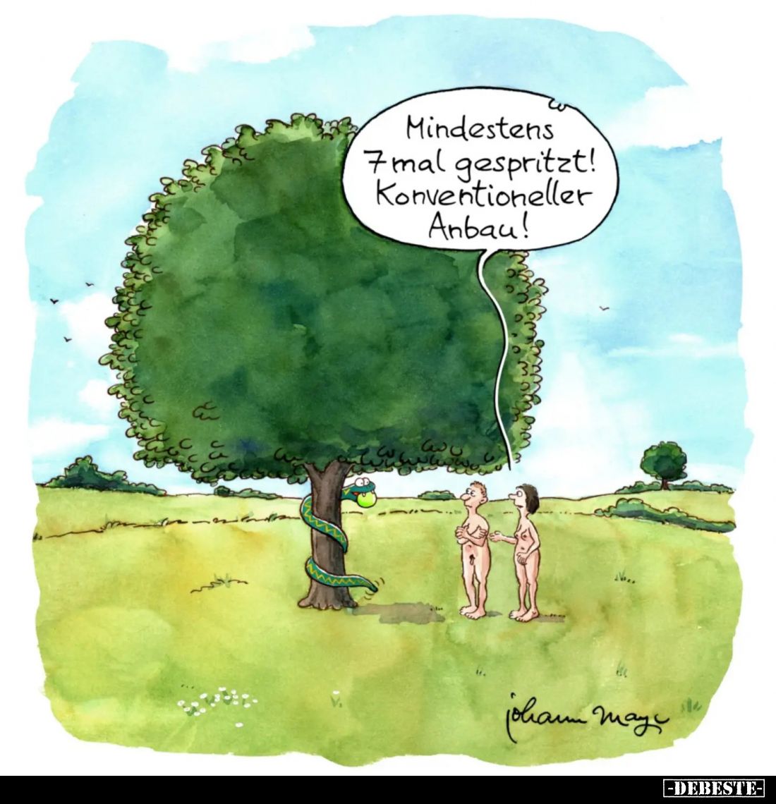 Mindestens 7 mal gespritzt! Konventioneller Anbau!