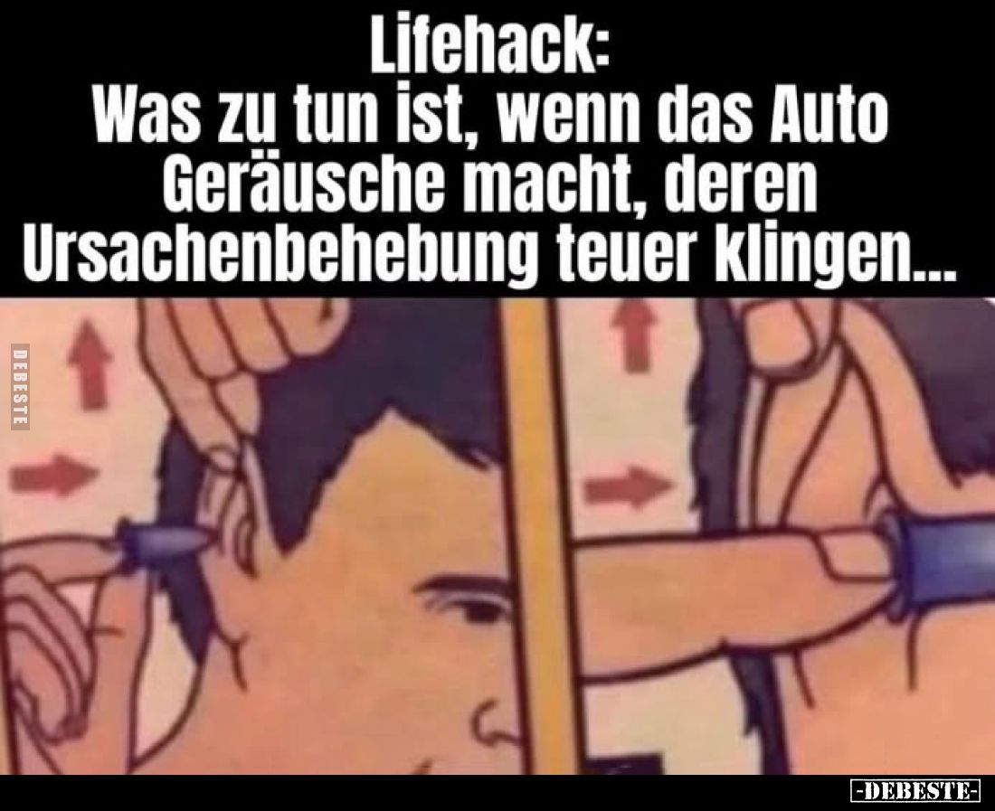 Lifehack:
Was zu tun ist, wenn das Auto Geräusche macht, deren Ursachenbehebung teuer klingen...