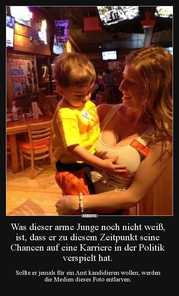 Was dieser arme Junge noch nicht weiß, ist, dass er zu.. - Lustige Bilder | DEBESTE.de