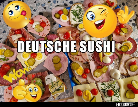 Deutsche Sushi.. - Lustige Bilder | DEBESTE.de
