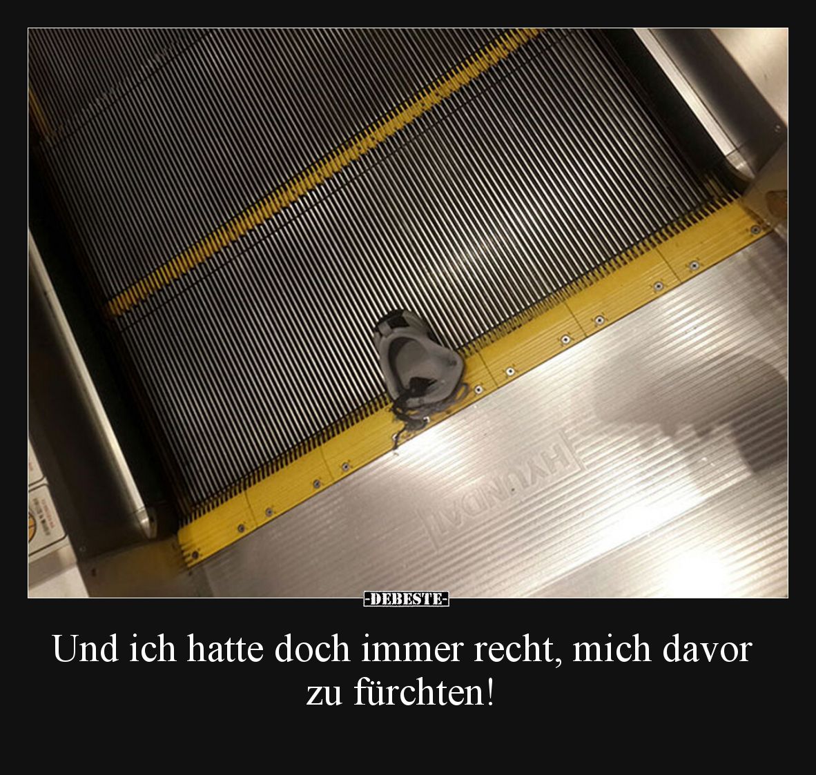 Und ich hatte doch immer recht, mich davor zu fürchten!.. - Lustige Bilder | DEBESTE.de