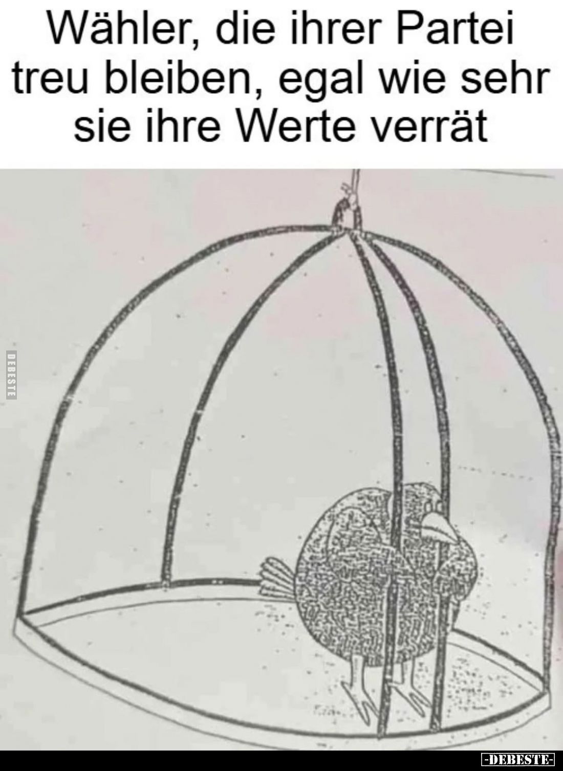 Wähler, die ihrer Partei treu bleiben... - Lustige Bilder | DEBESTE.de