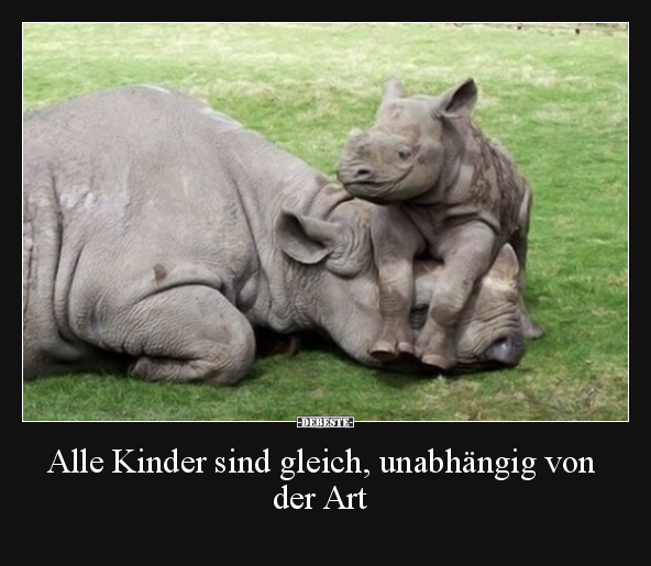 Alle Kinder sind gleich, unabhängig von der Art.. - Lustige Bilder | DEBESTE.de