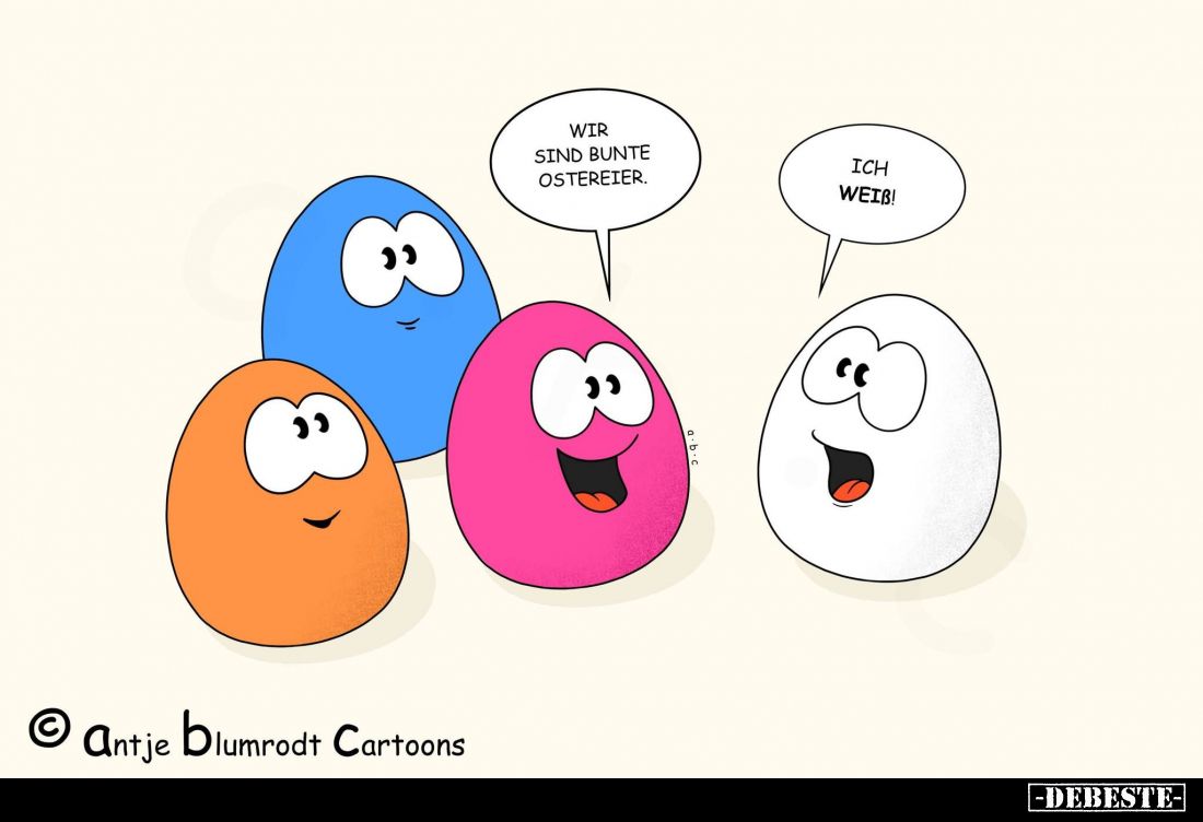 Wir sind bunte Ostereier... - Lustige Bilder | DEBESTE.de
