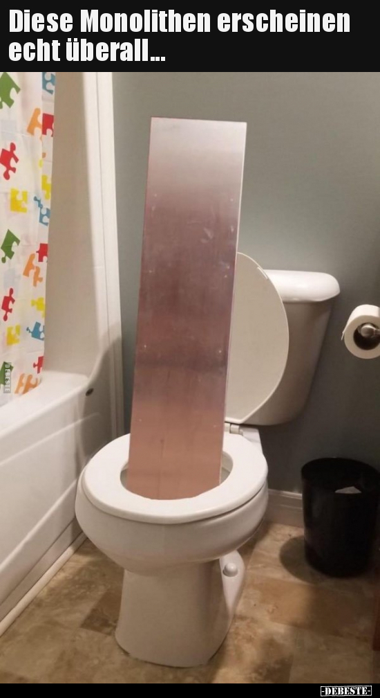 Diese Monolithen erscheinen echt überall...