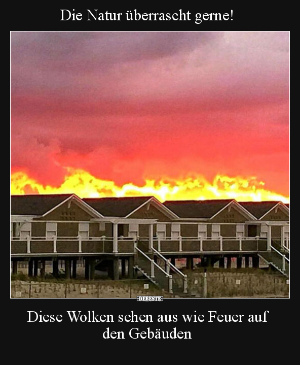 Die Natur überrascht gerne! Diese Wolken sehen aus wie.. - Lustige Bilder | DEBESTE.de