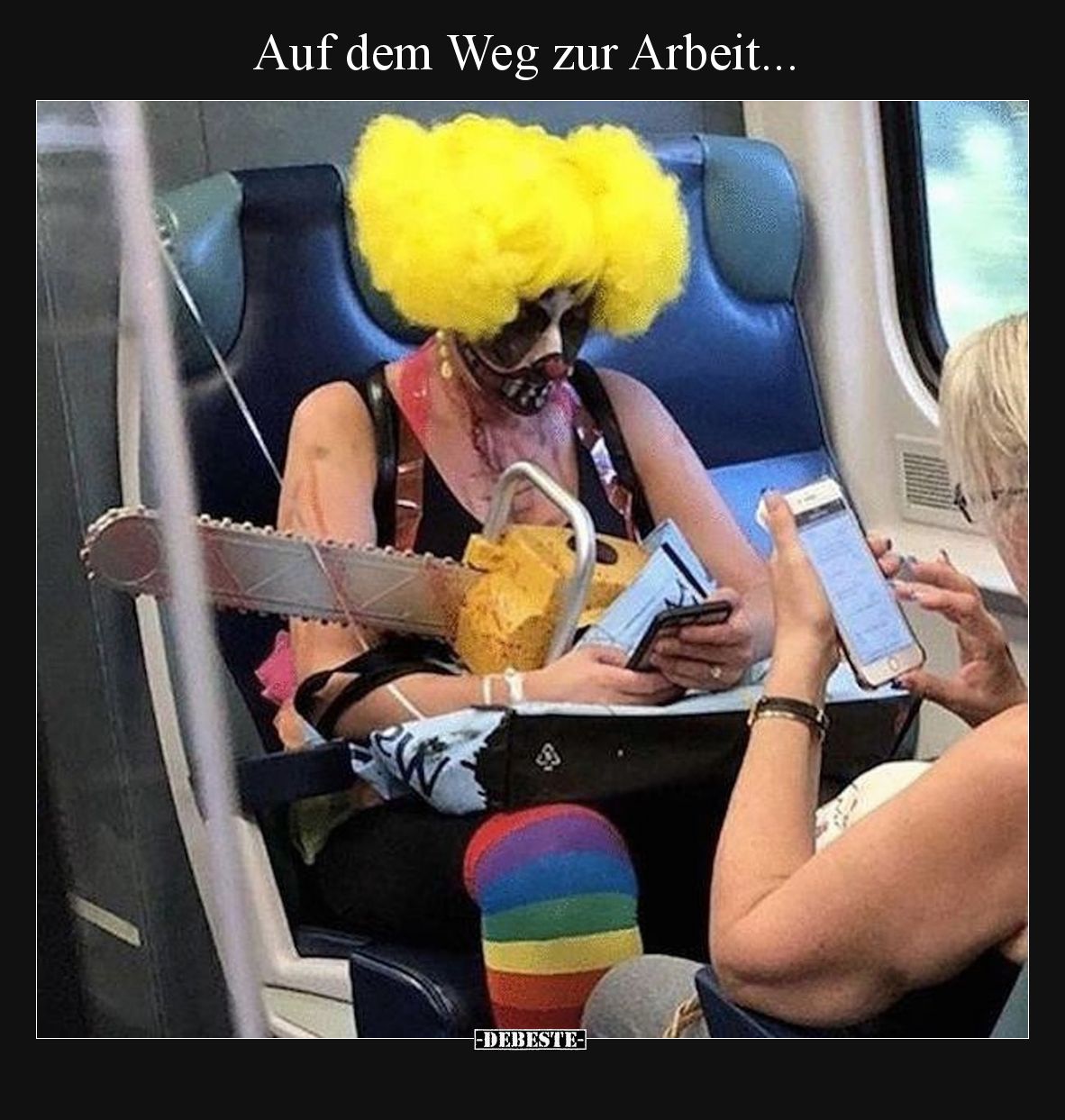 Auf dem Weg zur Arbeit