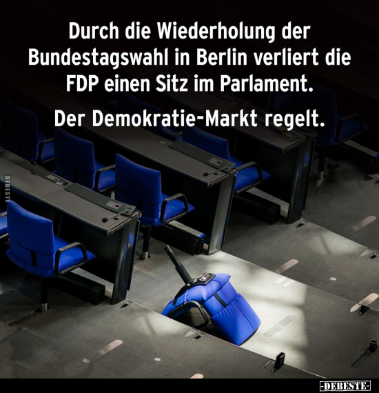 Durch die Wiederholung der Bundestagswahl in Berlin.. - Lustige Bilder | DEBESTE.de