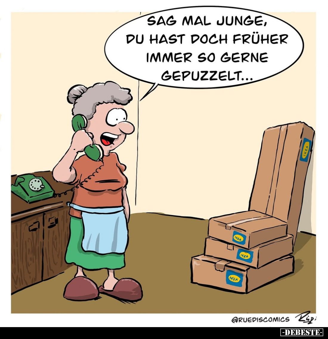 Sag mal Junge, du hast doch früher immer so gerne gepuzzelt...