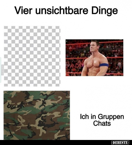 Vier unsichtbare Dinge..