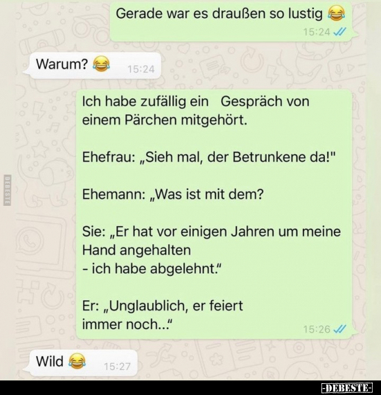 Gerade war es draußen so lustig.. - Lustige Bilder | DEBESTE.de