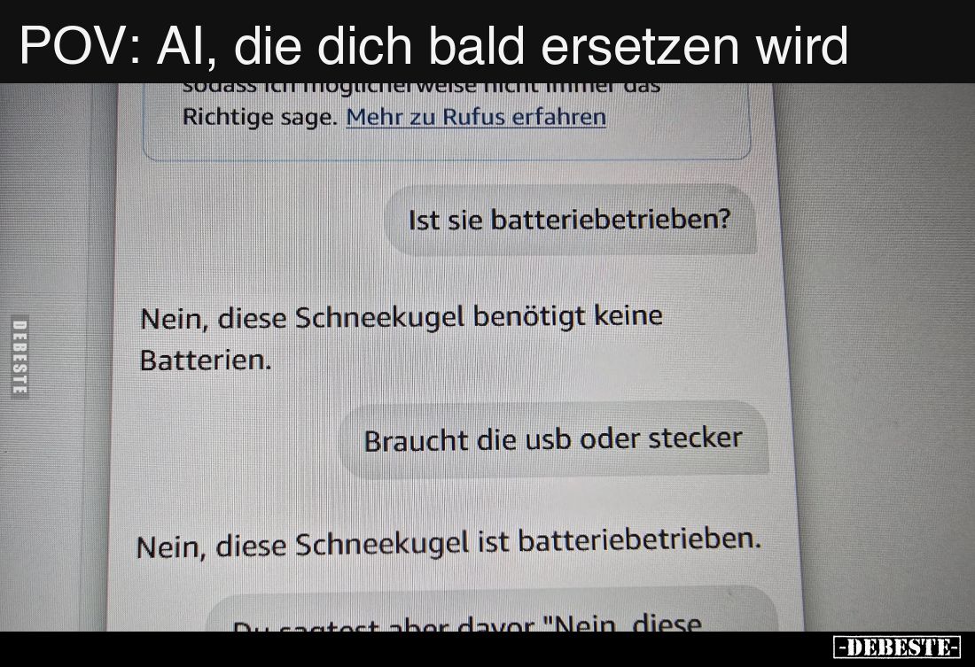POV: AI, die dich bald ersetzen wird