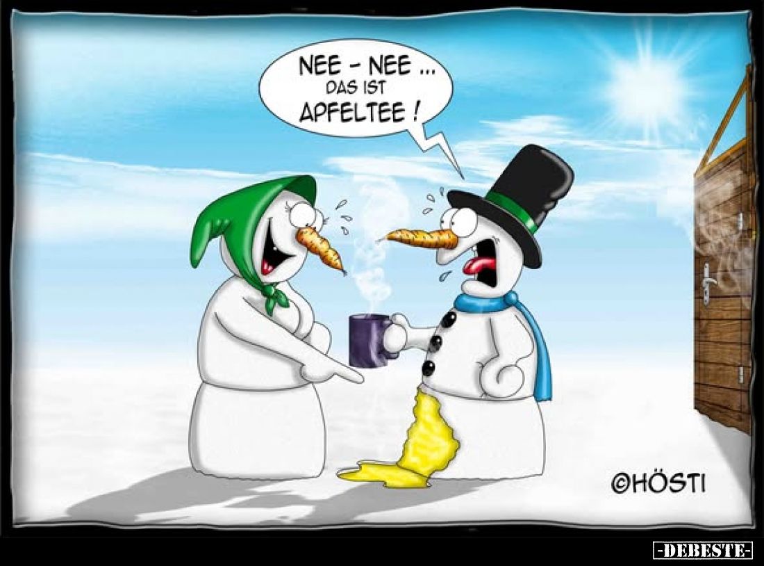 Nee - nee... das ist Apfeltee!