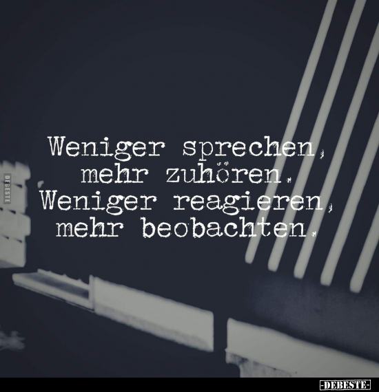 Weniger sprechen, mehr zuhören... - Lustige Bilder | DEBESTE.de