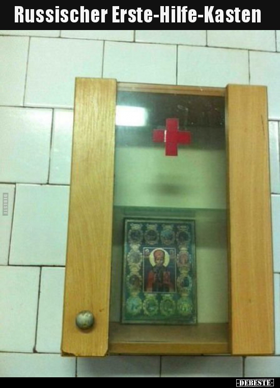 Russischer Erste-Hilfe-Kasten..