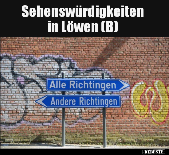 Sehenswürdigkeiten in Löwen (B)..