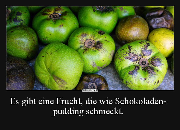 Es gibt eine Frucht, die wie Schokoladenpudding.. - Lustige Bilder | DEBESTE.de