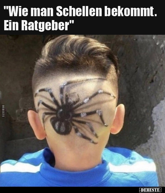 "Wie man Schellen bekommt. Ein Ratgeber"..