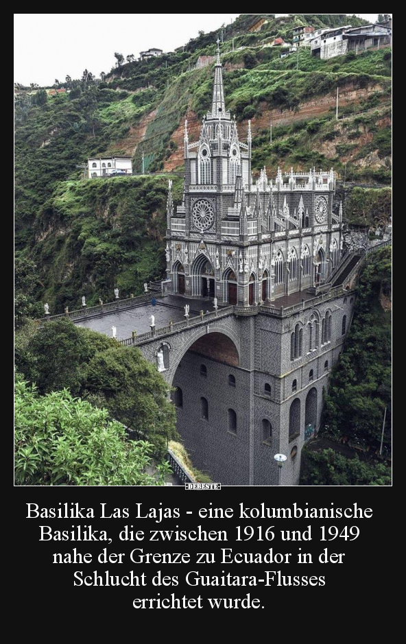 Basilika Las Lajas - eine kolumbianische Basilika, die.. - Lustige Bilder | DEBESTE.de