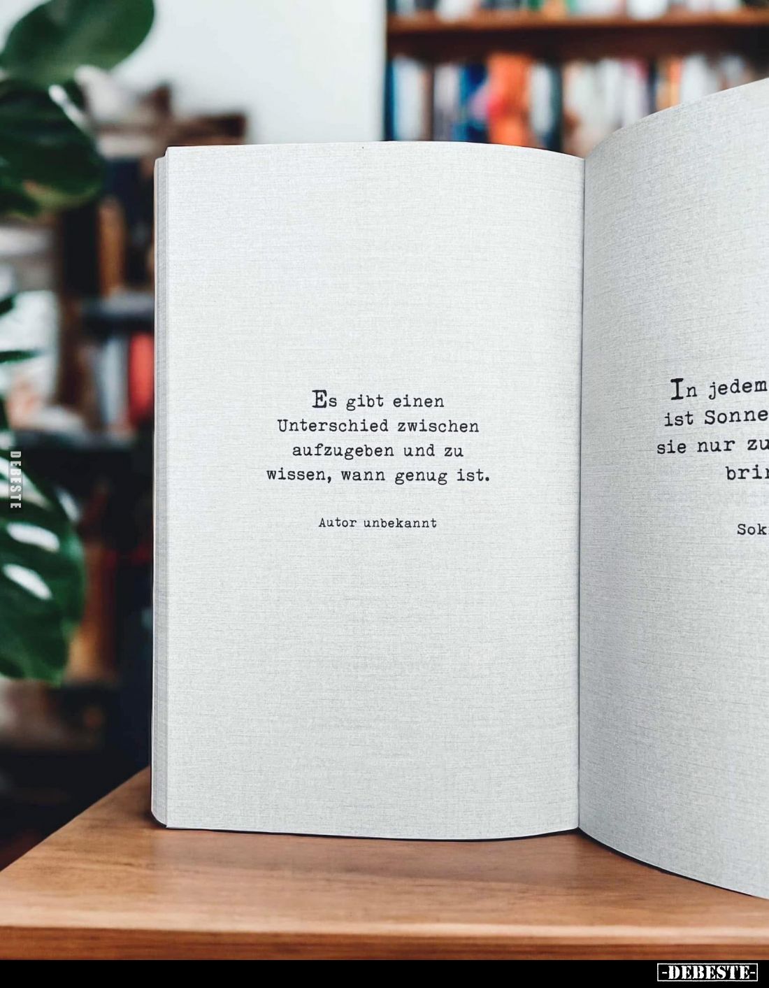 Es gibt einen Unterschied zwischen aufzugeben und zu wissen, wann genug ist.