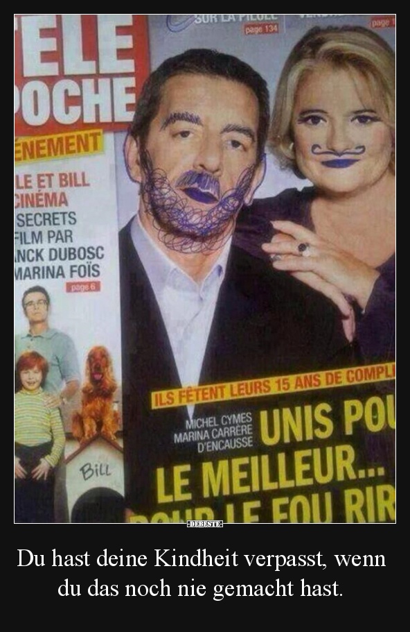 Du hast deine Kindheit verpasst, wenn du das noch nie gemacht hast.