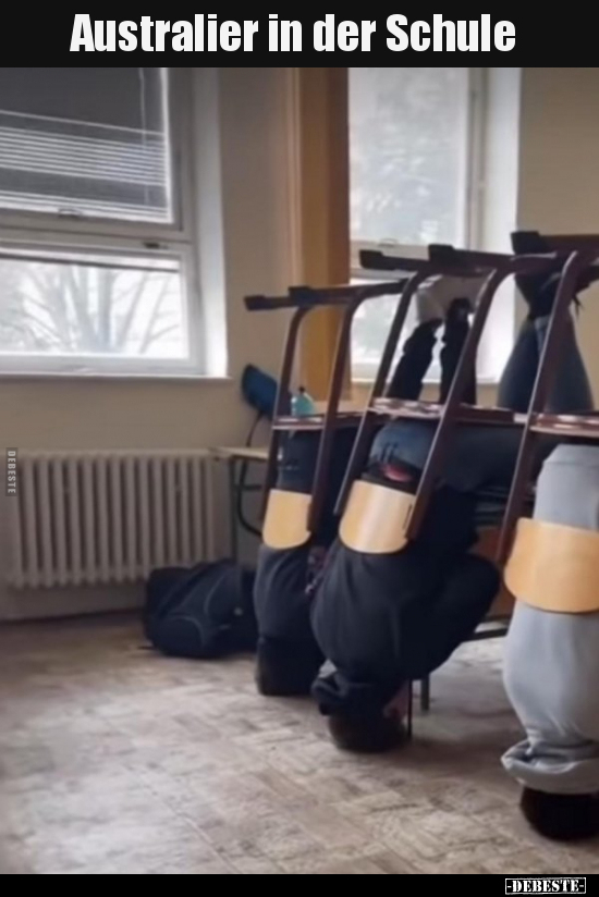 Australier in der Schule..