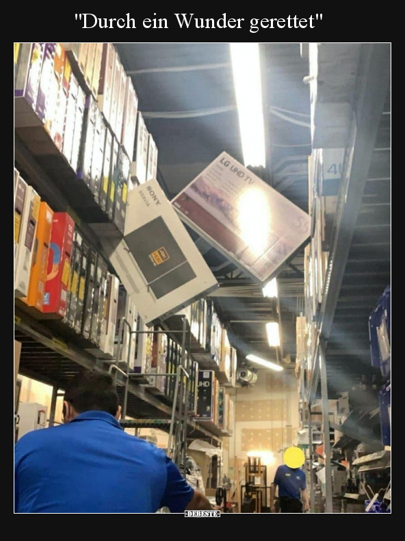Durch ein Wunder gerettet