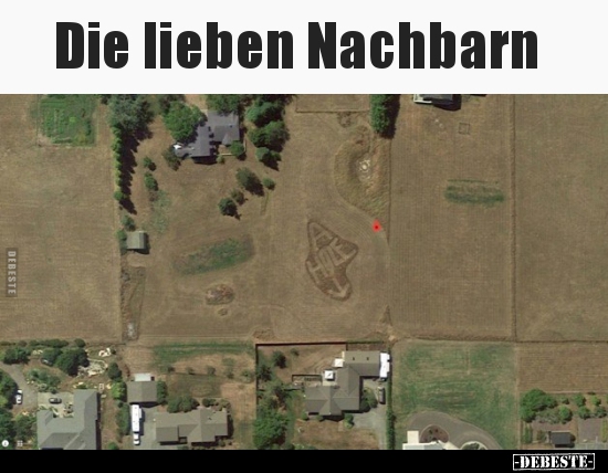 Die lieben Nachbarn..