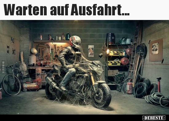 Warten auf Ausfahrt...