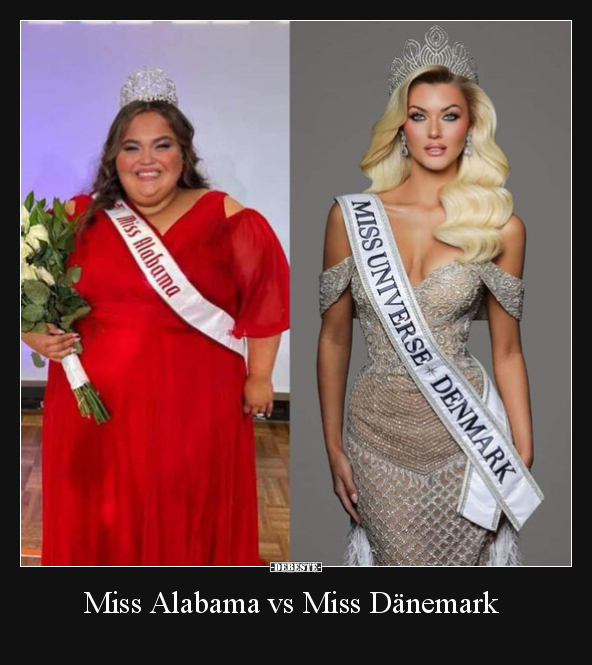 Miss Alabama vs Miss Dänemark.. - Lustige Bilder | DEBESTE.de